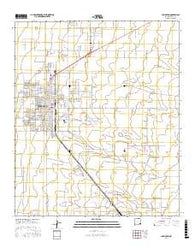 Lovington New Mexico Current topographic map, 1:24000 scale, 7.5 X 7.5 Minute, Year 2017