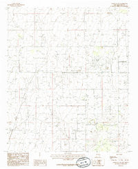 Lovington NW New Mexico Historical topographic map, 1:24000 scale, 7.5 X 7.5 Minute, Year 1985