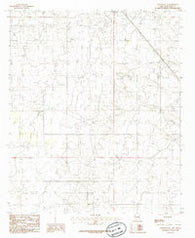Lovington SE New Mexico Historical topographic map, 1:24000 scale, 7.5 X 7.5 Minute, Year 1985