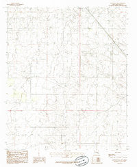 Lovington SE New Mexico Historical topographic map, 1:24000 scale, 7.5 X 7.5 Minute, Year 1985