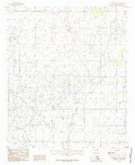Lovington SW New Mexico Historical topographic map, 1:24000 scale, 7.5 X 7.5 Minute, Year 1985