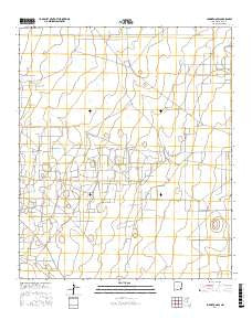 Lovington SW New Mexico Current topographic map, 1:24000 scale, 7.5 X 7.5 Minute, Year 2017