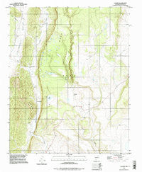 Lucero New Mexico Historical topographic map, 1:24000 scale, 7.5 X 7.5 Minute, Year 1994