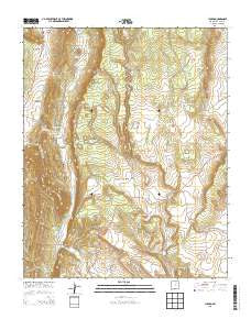 Lucero New Mexico Historical topographic map, 1:24000 scale, 7.5 X 7.5 Minute, Year 2013