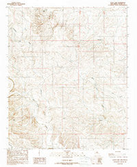 Lucky Lake New Mexico Historical topographic map, 1:24000 scale, 7.5 X 7.5 Minute, Year 1988