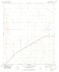 Lucy New Mexico Historical topographic map, 1:24000 scale, 7.5 X 7.5 Minute, Year 1978