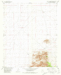 Luera Mountains NW New Mexico Historical topographic map, 1:24000 scale, 7.5 X 7.5 Minute, Year 1981