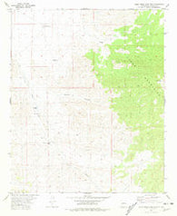 Luera Mountains West New Mexico Historical topographic map, 1:24000 scale, 7.5 X 7.5 Minute, Year 1981
