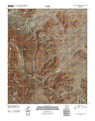Luera Mountains East New Mexico Historical topographic map, 1:24000 scale, 7.5 X 7.5 Minute, Year 2010