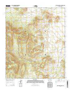 Luera Mountains East New Mexico Historical topographic map, 1:24000 scale, 7.5 X 7.5 Minute, Year 2013
