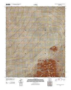 Luera Mountains NW New Mexico Historical topographic map, 1:24000 scale, 7.5 X 7.5 Minute, Year 2010