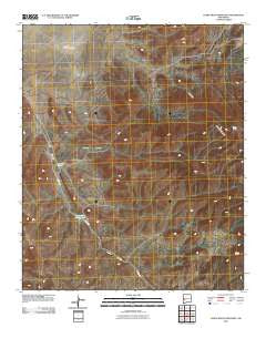 Luera Mountains West New Mexico Historical topographic map, 1:24000 scale, 7.5 X 7.5 Minute, Year 2010