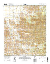 Luera Mountains West New Mexico Historical topographic map, 1:24000 scale, 7.5 X 7.5 Minute, Year 2013