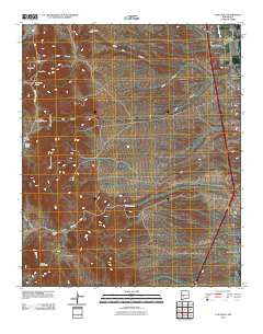 Luis Lopez New Mexico Historical topographic map, 1:24000 scale, 7.5 X 7.5 Minute, Year 2010