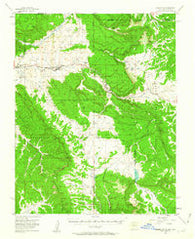 Lumberton New Mexico Historical topographic map, 1:62500 scale, 15 X 15 Minute, Year 1955