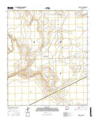 Lumley Lake New Mexico Current topographic map, 1:24000 scale, 7.5 X 7.5 Minute, Year 2017