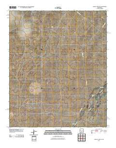 Lumley Lake NE New Mexico Historical topographic map, 1:24000 scale, 7.5 X 7.5 Minute, Year 2010