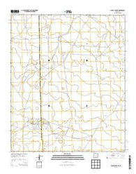 Lumley Lake NE New Mexico Historical topographic map, 1:24000 scale, 7.5 X 7.5 Minute, Year 2013