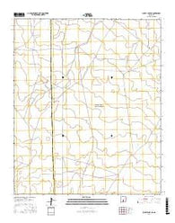 Lumley Lake NE New Mexico Current topographic map, 1:24000 scale, 7.5 X 7.5 Minute, Year 2017