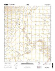 Lumley Lake NW New Mexico Current topographic map, 1:24000 scale, 7.5 X 7.5 Minute, Year 2017