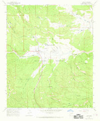 Luna New Mexico Historical topographic map, 1:24000 scale, 7.5 X 7.5 Minute, Year 1965