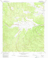 Luna New Mexico Historical topographic map, 1:24000 scale, 7.5 X 7.5 Minute, Year 1965