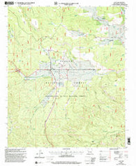 Luna New Mexico Historical topographic map, 1:24000 scale, 7.5 X 7.5 Minute, Year 1999