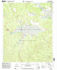 Luna New Mexico Historical topographic map, 1:24000 scale, 7.5 X 7.5 Minute, Year 1999