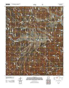 Luna New Mexico Historical topographic map, 1:24000 scale, 7.5 X 7.5 Minute, Year 2011