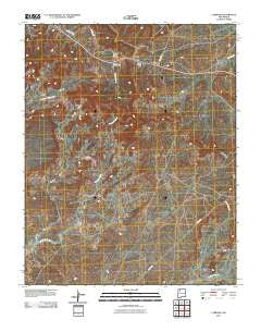Lybrook New Mexico Historical topographic map, 1:24000 scale, 7.5 X 7.5 Minute, Year 2010