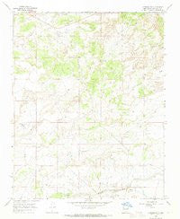 Lybrook NW New Mexico Historical topographic map, 1:24000 scale, 7.5 X 7.5 Minute, Year 1966
