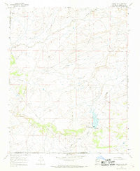 Lybrook SE New Mexico Historical topographic map, 1:24000 scale, 7.5 X 7.5 Minute, Year 1966