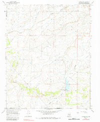 Lybrook SE New Mexico Historical topographic map, 1:24000 scale, 7.5 X 7.5 Minute, Year 1966