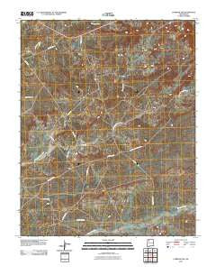 Lybrook NW New Mexico Historical topographic map, 1:24000 scale, 7.5 X 7.5 Minute, Year 2010