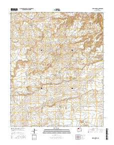 Lybrook NW New Mexico Current topographic map, 1:24000 scale, 7.5 X 7.5 Minute, Year 2017