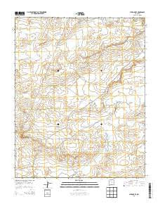 Lybrook SE New Mexico Historical topographic map, 1:24000 scale, 7.5 X 7.5 Minute, Year 2013