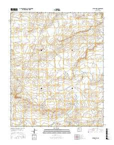 Lybrook SE New Mexico Current topographic map, 1:24000 scale, 7.5 X 7.5 Minute, Year 2017