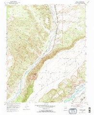 Lyden New Mexico Historical topographic map, 1:24000 scale, 7.5 X 7.5 Minute, Year 1953