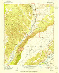 Lyden New Mexico Historical topographic map, 1:24000 scale, 7.5 X 7.5 Minute, Year 1953