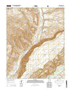 Lyden New Mexico Current topographic map, 1:24000 scale, 7.5 X 7.5 Minute, Year 2013