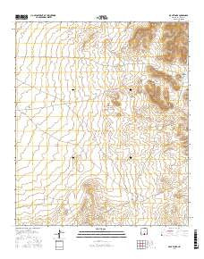 Mack Tanks New Mexico Current topographic map, 1:24000 scale, 7.5 X 7.5 Minute, Year 2017