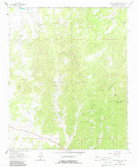 Madre Mountain New Mexico Historical topographic map, 1:24000 scale, 7.5 X 7.5 Minute, Year 1964