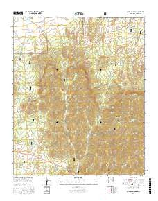Madre Mountain New Mexico Current topographic map, 1:24000 scale, 7.5 X 7.5 Minute, Year 2017
