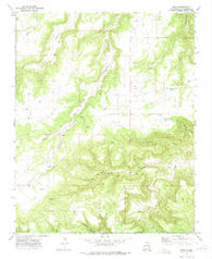 Maes New Mexico Historical topographic map, 1:24000 scale, 7.5 X 7.5 Minute, Year 1972
