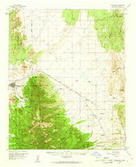 Magdalena New Mexico Historical topographic map, 1:62500 scale, 15 X 15 Minute, Year 1959