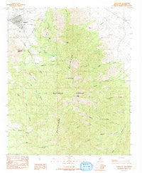 Magdalena New Mexico Historical topographic map, 1:24000 scale, 7.5 X 7.5 Minute, Year 1985