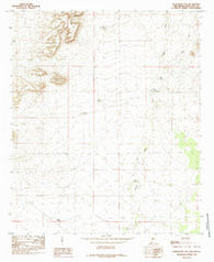 Magdalena Gap New Mexico Historical topographic map, 1:24000 scale, 7.5 X 7.5 Minute, Year 1985