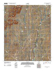 Magdalena Gap New Mexico Historical topographic map, 1:24000 scale, 7.5 X 7.5 Minute, Year 2010