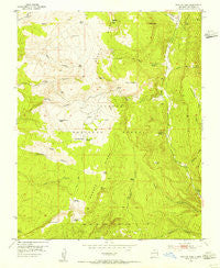 Magote Peak New Mexico Historical topographic map, 1:24000 scale, 7.5 X 7.5 Minute, Year 1953