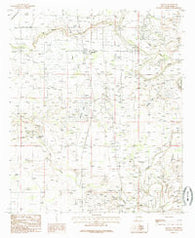 Malaga New Mexico Historical topographic map, 1:24000 scale, 7.5 X 7.5 Minute, Year 1985